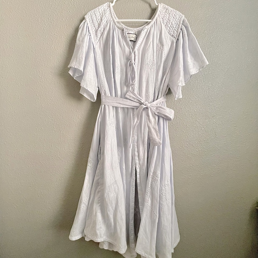 Innika Choo Mid Hugh Jesmock Dress Lilac Blue Size 2